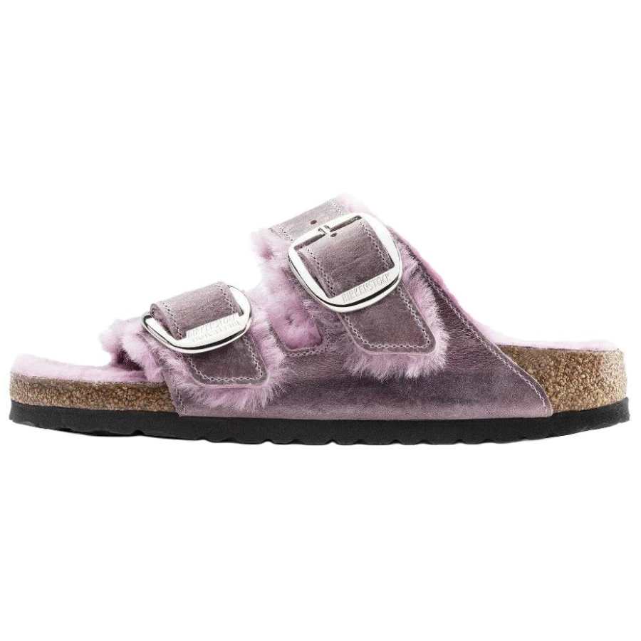 Birkenstock Arizona Cow Leather Birkenstock Shoes Women's Purple Regular Loose Fit