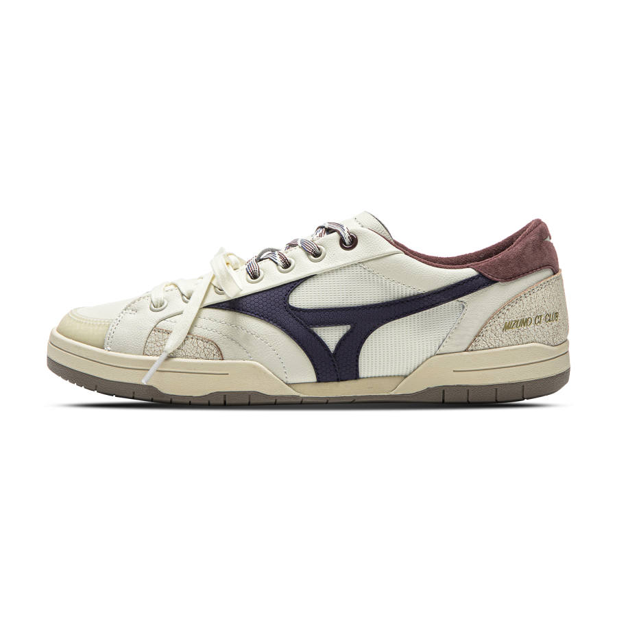Mizuno CT CLUB Low top Skateboard Shoes Unisex Light Beige Yellow