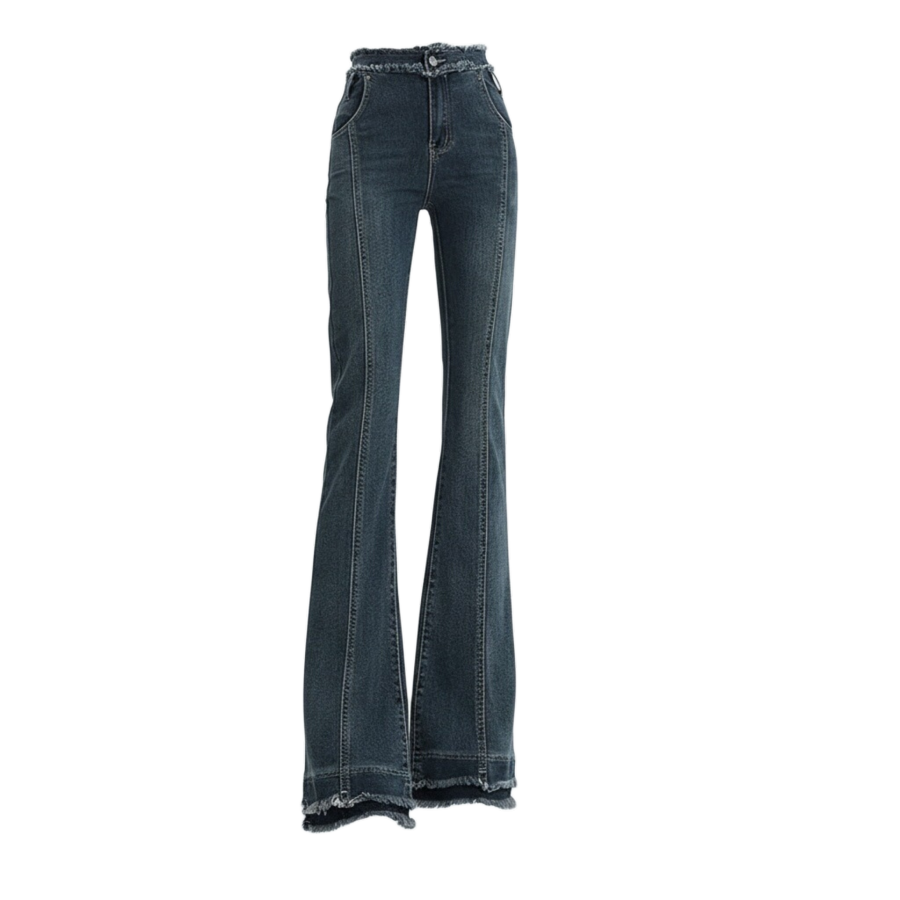 Sugarfunk Jeans Women's Vintage Blue Moderate Flared Pants