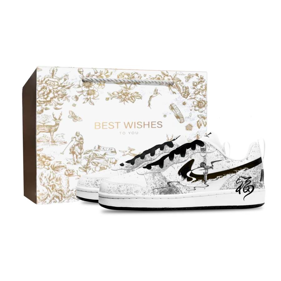 Nike Nike Court Borough Abrasion Resistant Low top Kids' Skateboarding Shoes Unisex