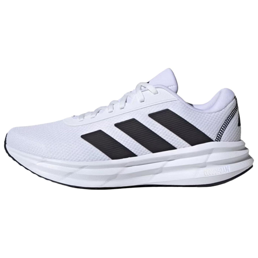 Adidas Adidas Galaxy Cushioning Abrasion Resistant Breathable Casual Running Shoes Men's White