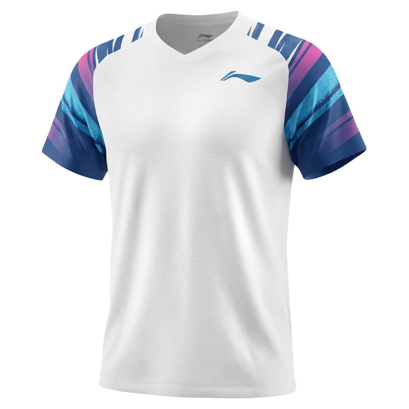 Li-Ning Li Ning Badminton Collection Badminton Jersey Men's Standard White