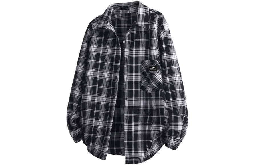 ZIAREL ZIAREL Shirts Unisex Lapel Moderate Workwear