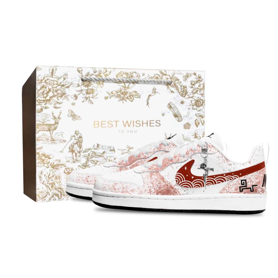Nike Nike Court Borough Abrasion Resistant Low top Kids' Skateboarding Shoes Unisex