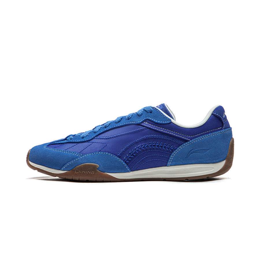 Li-Ning Li Ning Film Boxing Slip Resistant, Abrasion Resistant, Lightweight Low top Casual Shoes Men's Blue