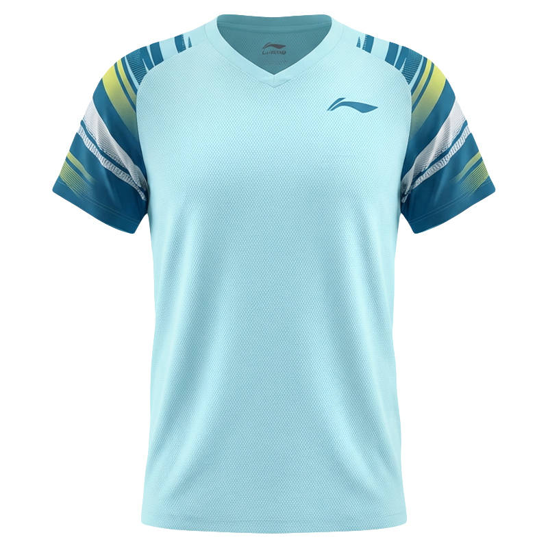 Li-Ning Li Ning Badminton Collection Badminton Jersey Men's Ice Refreshing Blue