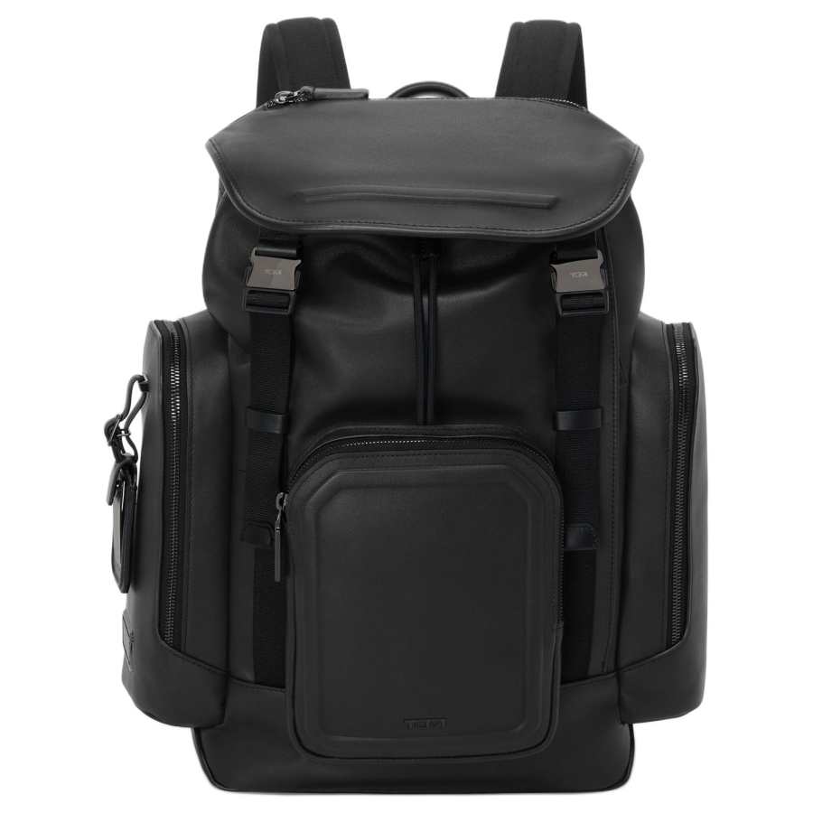TUMI TUMI Harrison Leather Backpack Small Men's Black