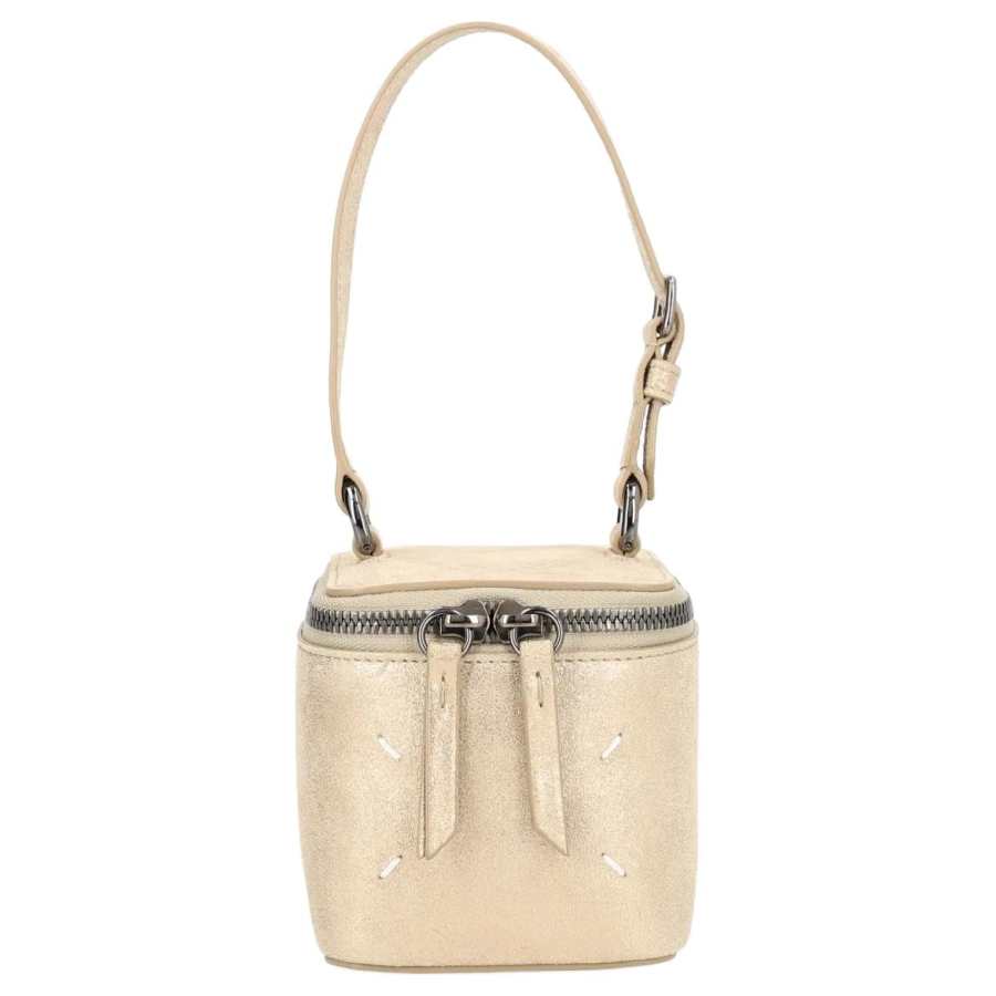 Maison Margiela Cow Leather Shoulder Bag Mini Women's Beige
