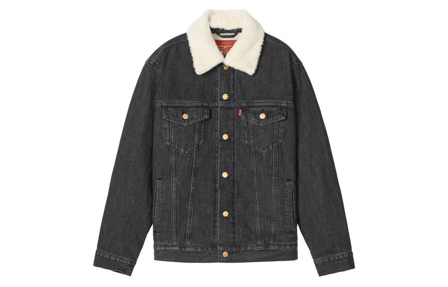 Levis Year Of The Horse Limited Collection Denim Jackets Unisex Black Moderate