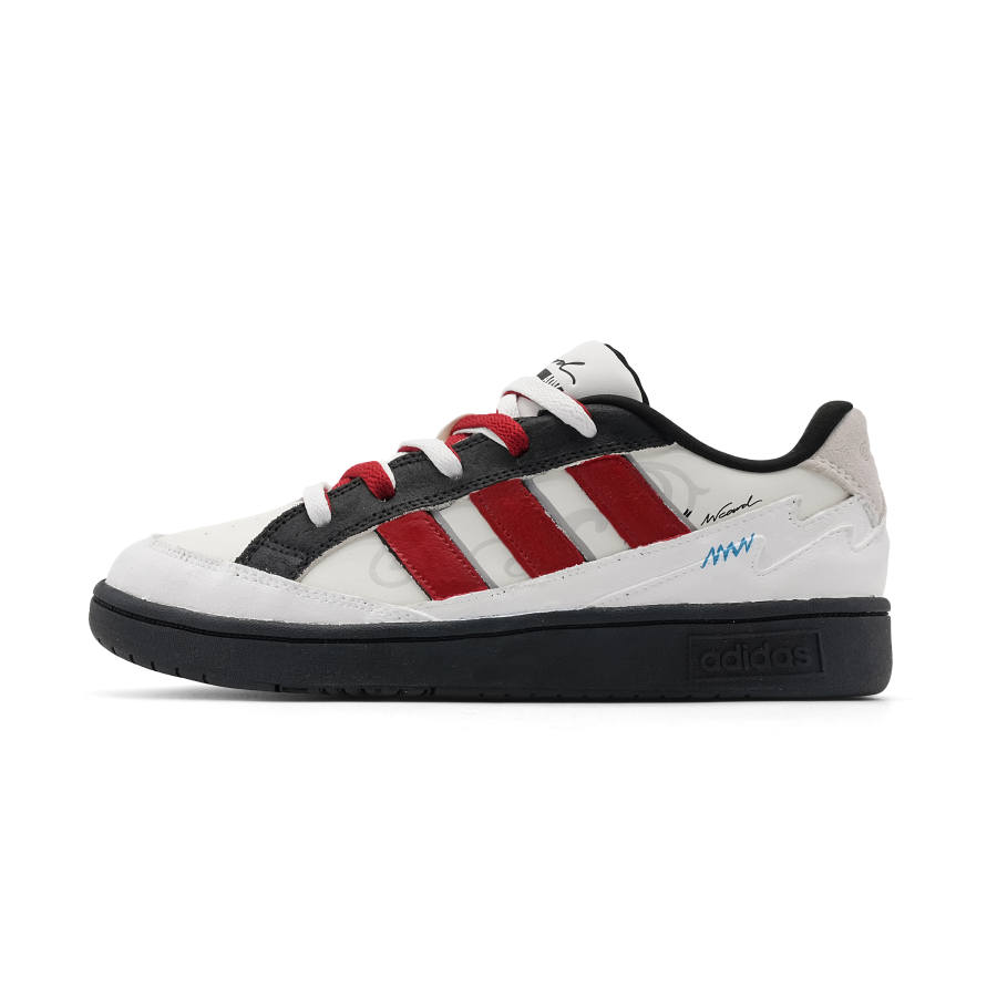 Adidas Adidas WCARD ADV Abrasion Resistant Abrasion Resistant Skateboard Shoes Unisex Red White