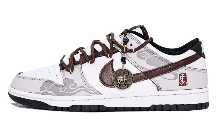Nike Nike Dunk Cushioning, Wear Resistant Low top Skateboard Shoes Unisex Brown