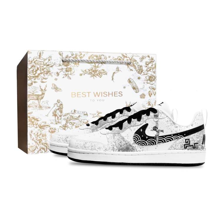 Nike Nike Court Borough Abrasion Resistant Abrasion Resistant Low top Kids' Skateboarding Shoes Unisex