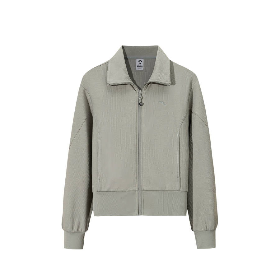 Anta Jackets & Coats Women's Pearlescent Gray
