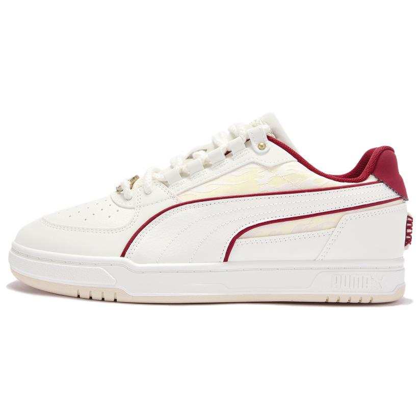 PUMA Caven 3 Low top Skateboard Shoes Unisex White Red