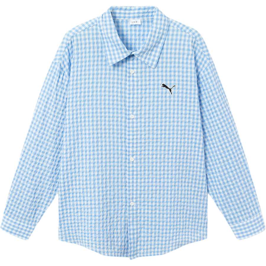 PUMA PUMA Unisex Casual Shirts Lapel Thin