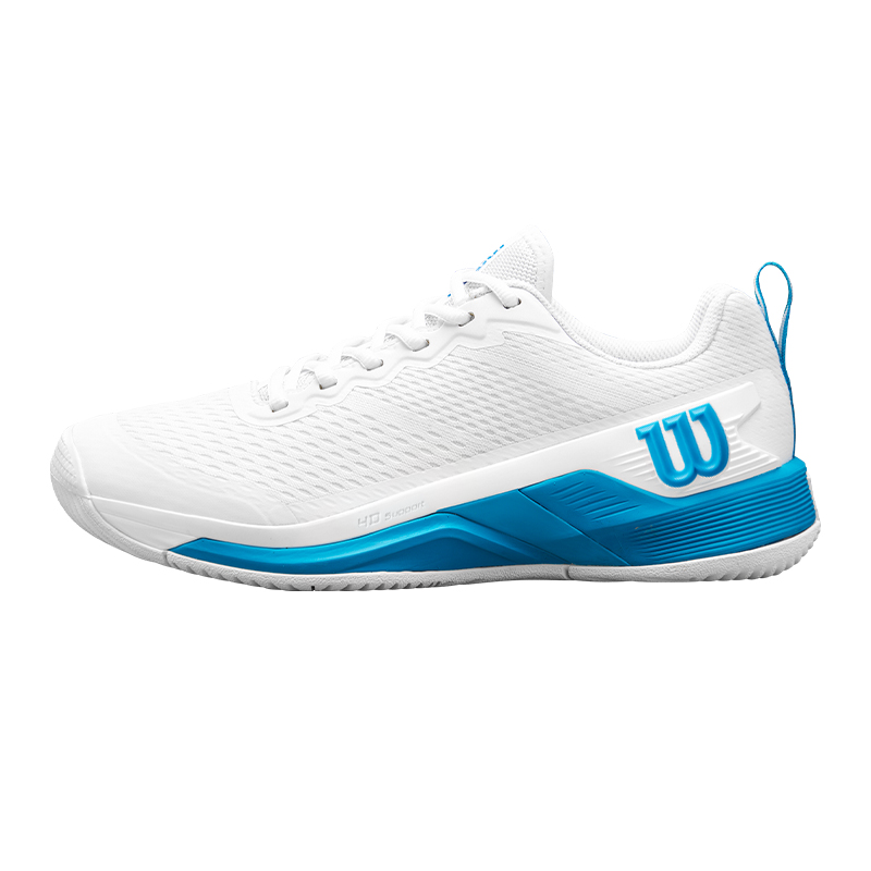 Wilson RUSH PRO 4.5 Textile, Synthetic Leather Abrasion Resistant Support Low top Tennis Shoes Men's Blue