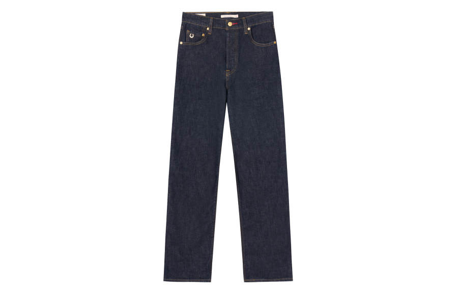 Levis Year Of The Horse Limited Collection Jeans Women's Navy Moderate Straight Fit Pants