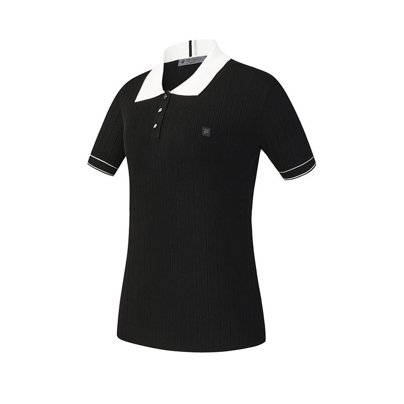 FILA Golf Polo Shirt Women's Pitch Black