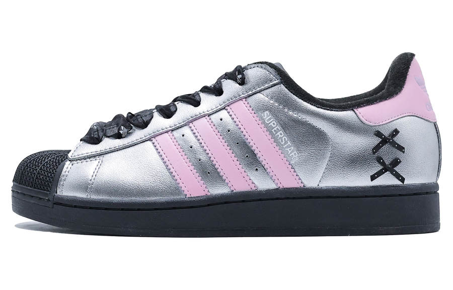 Adidas Originals Superstar 2 Abrasion Resistant, Lightweight, And Breathable Low top Skateboard Shoes Women's