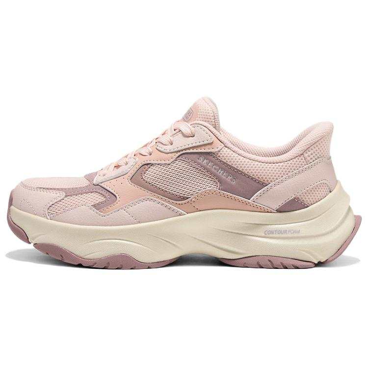 Skechers Street Breathable Support Low top Chunky Sneakers Women's Pink Brown