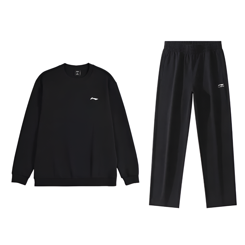 Li-Ning Li Ning Casual Sportswear Unisex Black+Black