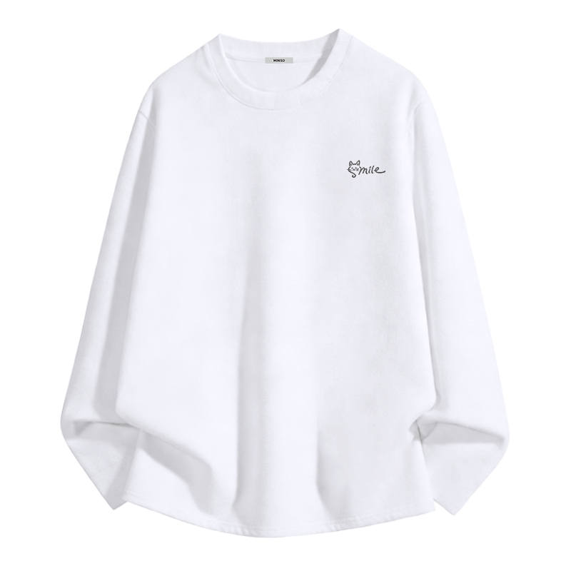 MINISO T Shirts Unisex Crew Neck Moderate Heavyweight