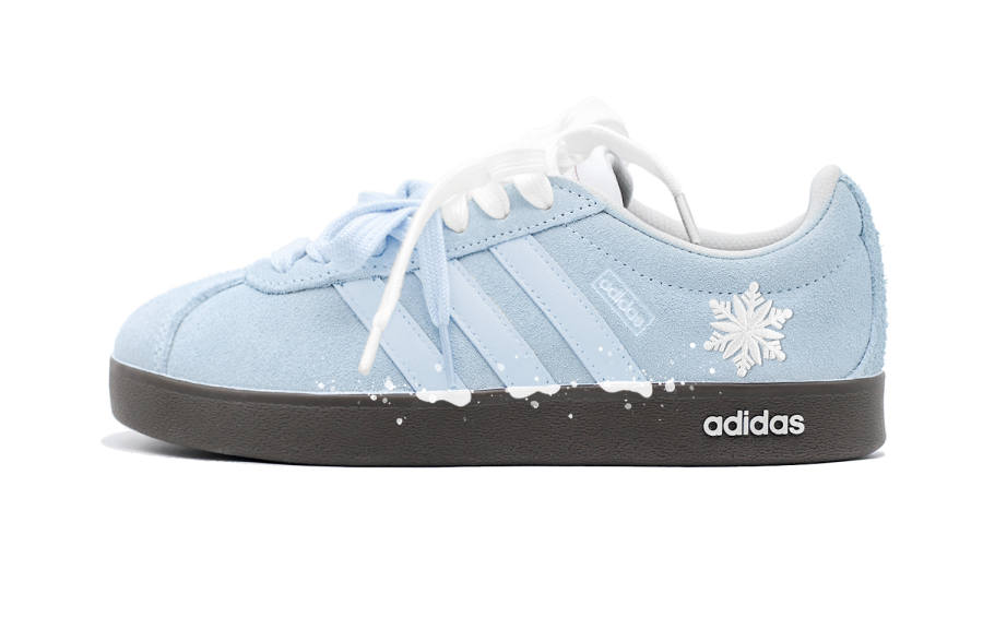 Adidas Adidas VL COURT 2.0 Multicolor Snowfield Low top Skateboard Shoes Unisex Ice Blue