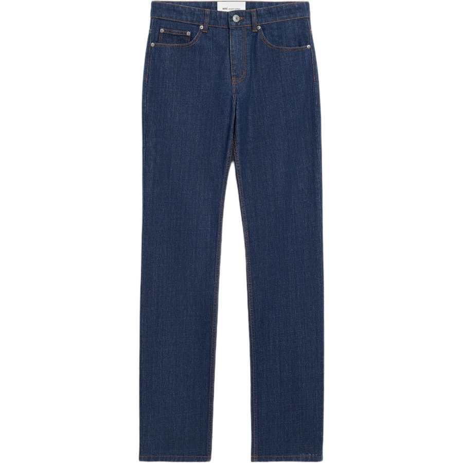 AMIPARIS Jeans Men's Indigo Moderate Straight Fit Pants
