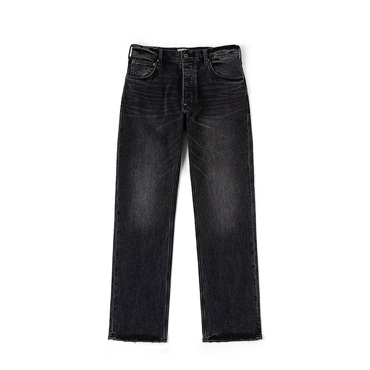 Lee Jeans Unisex Black Gray Color Moderate Straight Fit Pants