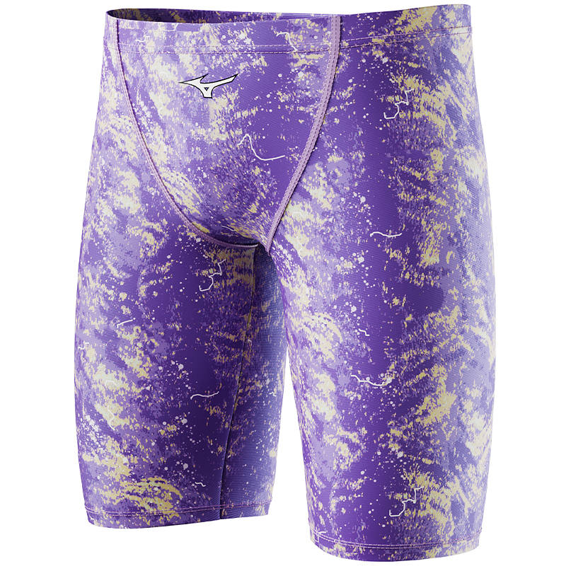 Mizuno Swimming Shorts Men's Purple Moderate Mid Length Swim Shorts