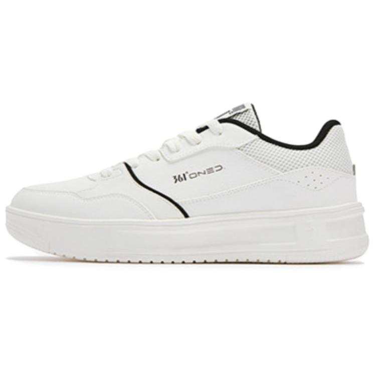 361° Green Grain 2.0 Mesh, Synthetic Leather Low top Skateboard Shoes Men's White