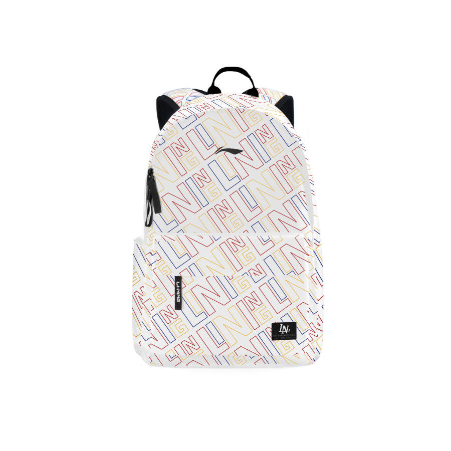 Li-Ning Li Ning Polyester Backpack Regular Unisex White