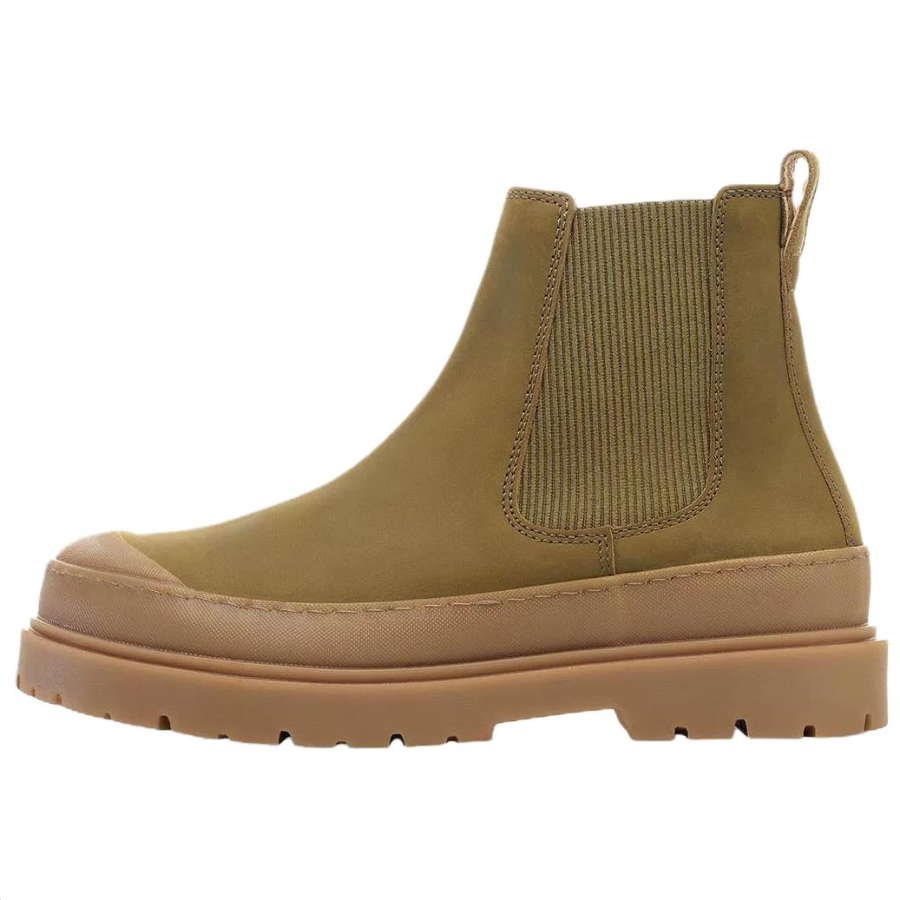 Birkenstock Prescott Suede Chelsea Boots Women's Green Narrow