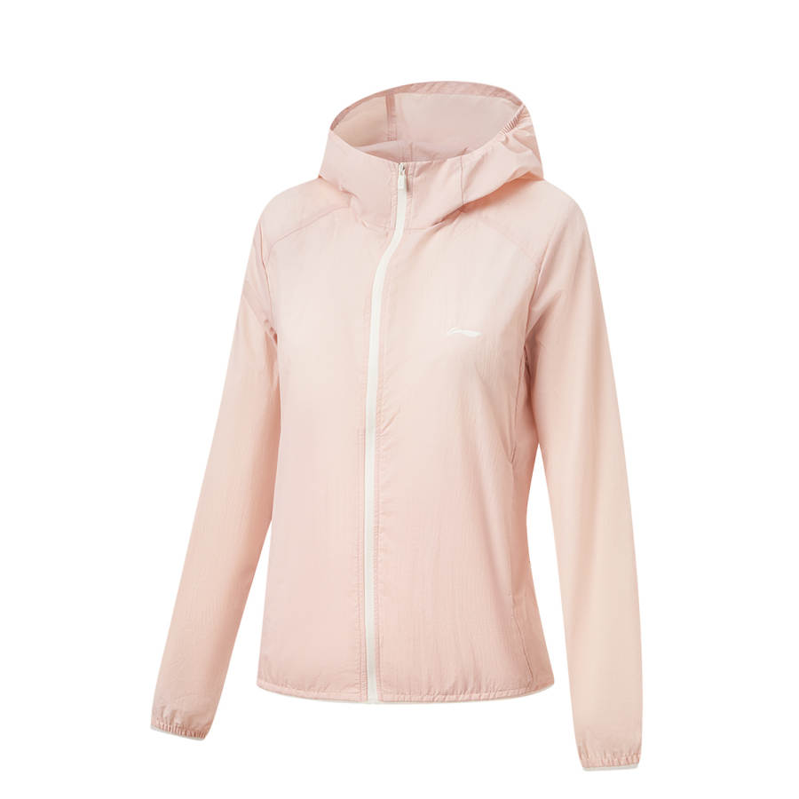 Li-Ning Li Ning Sports Commute Collection Sports Trench Coat Women's Light Blush Pink