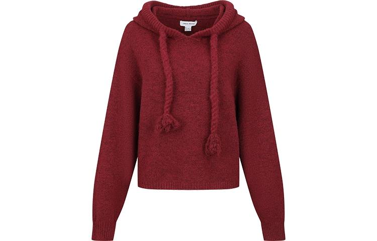 URBAN REVIVO Sweaters Women's Red Hooded Moderate Other