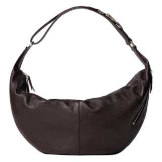 Lemaire Grain Buffalo Leather Crossbody Bag, Shoulder Bag Women's Dark Chocolate