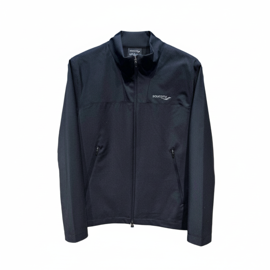 Saucony Jackets Men's Jet Black Stand Collar Moderate Other