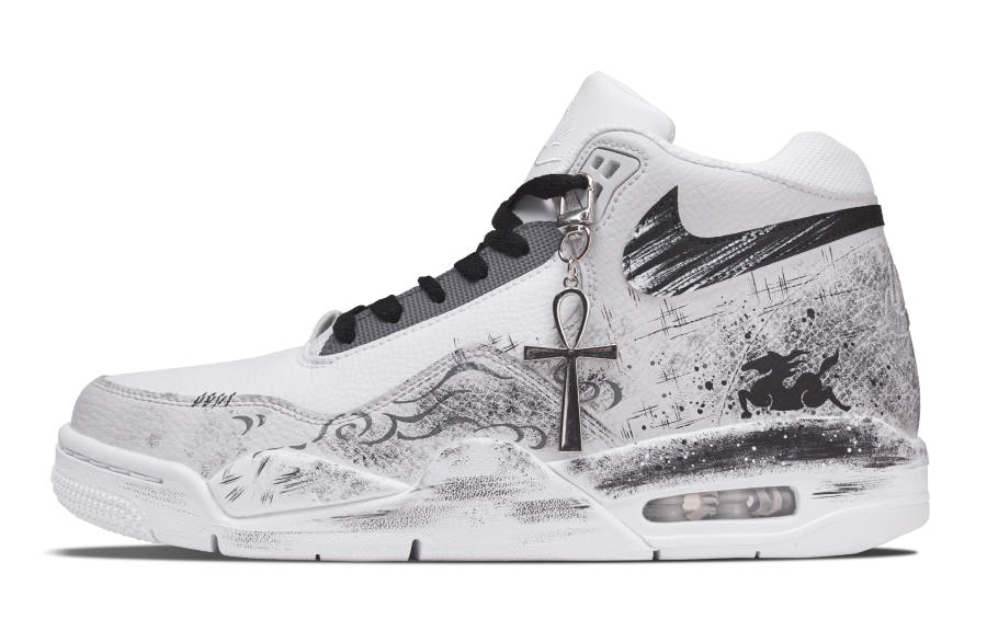 Nike Nike Flight Legacy Yuma Chufeng Slip Resistant Abrasion Resistant Mid top Vintage Basketball Shoes Men's