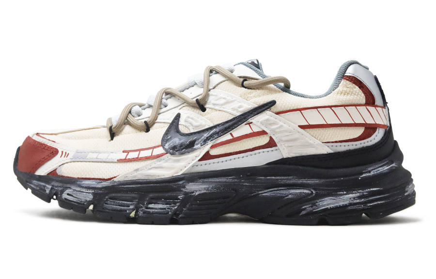 Nike Nike Initiator Leather, Mesh Abrasion Resistant Slip Resistant Low top Casual City Commuting Running Shoes Men's