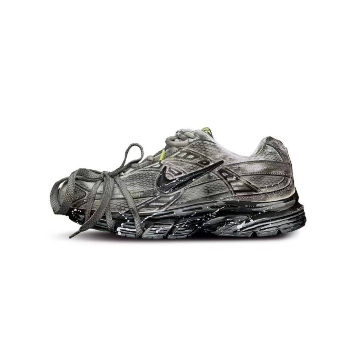 Nike Nike Initiator Low top Casual Sprint Long Distance Running Shoes Men's Gray White