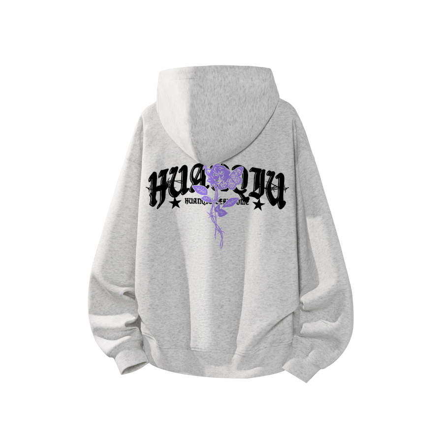 HUANQIU Sweatshirts Unisex Hooded Moderate Heavyweight