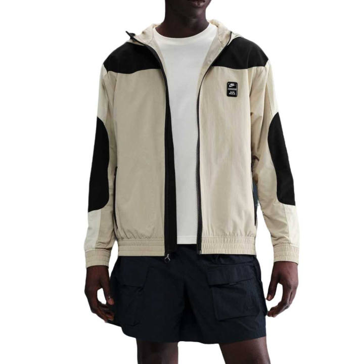 Nike Nike Sportswear Jackets Men's Desert Khaki/Light Khaki/Black Hooded Non Detachable Moderate Other