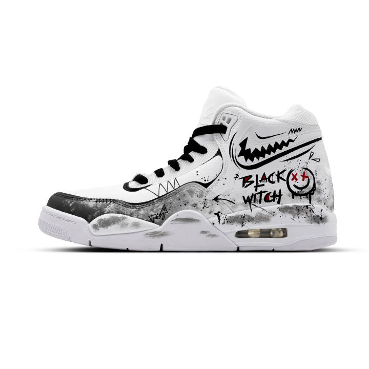 Nike Nike Flight Legacy Ink Dyed Shark Coverage Support Height Increasing Coverage Support Height Increasing High top