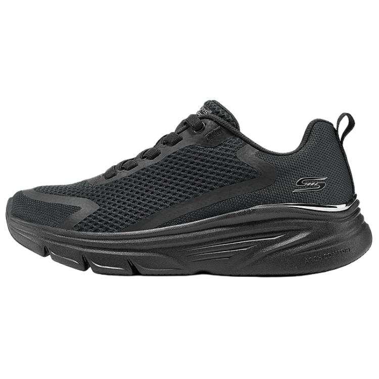 Skechers Bobs Arch Abrasion Resistant Breathable Lightweight Rebound Low top Running Shoes Women's All Black
