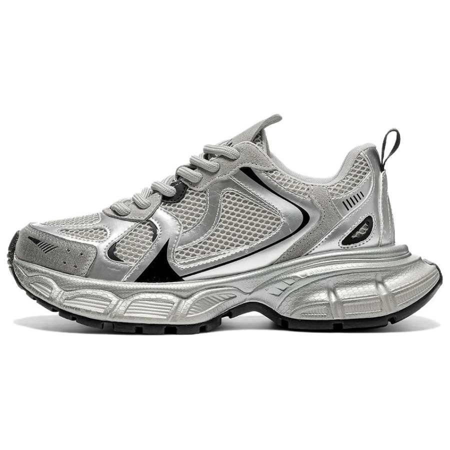 ST&SAT ST&SAT Cow Split Leather Chunky Sneakers 5cm Women's