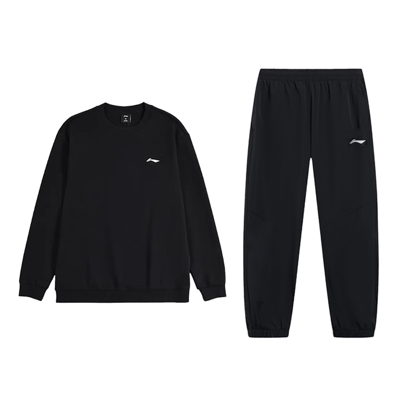 Li-Ning Li Ning Casual Sportswear Unisex Black+Black