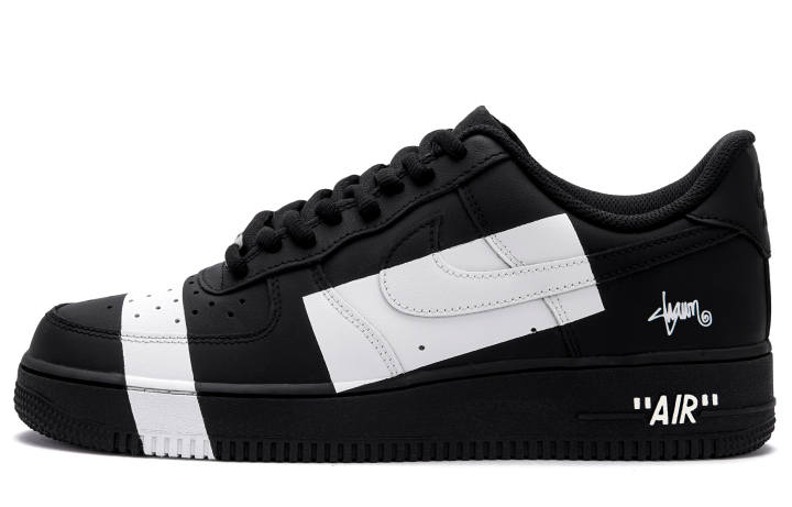Nike Nike Air Force 1 Reminder Low top Skateboard Shoes Unisex Black White