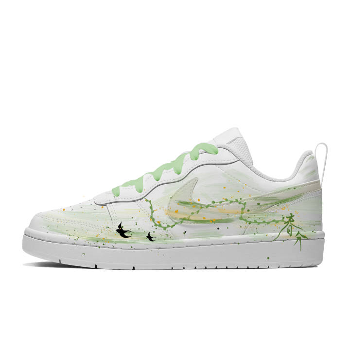 Nike Nike Court Borough 2 Spring Wild Swift, Natural, Fresh, Macaron, Girlish Feel, Good Looking Leather Individual