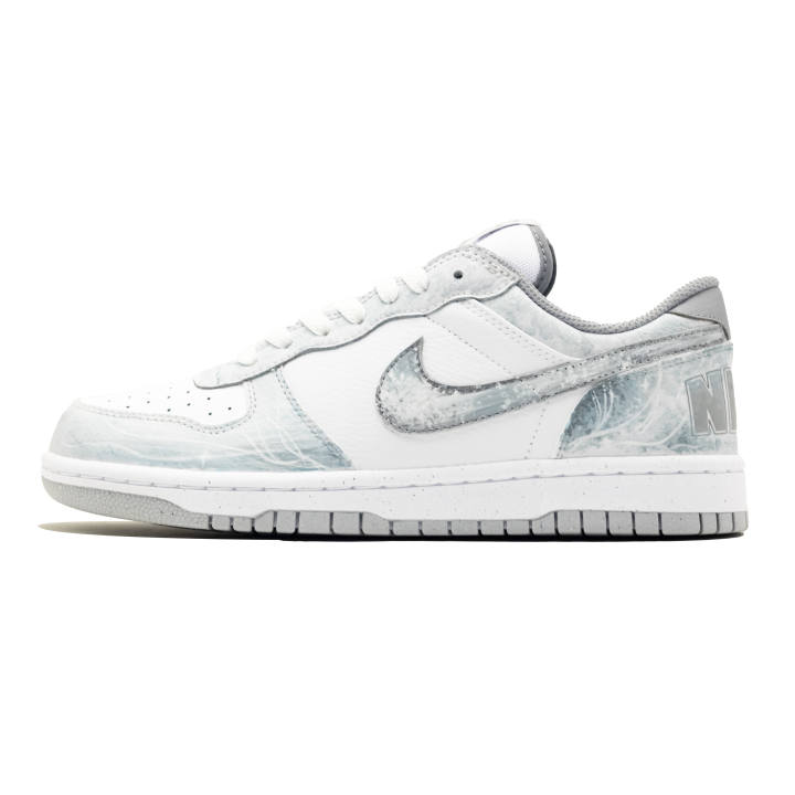 Nike Nike Big White Scale Shine Leather Abrasion Resistant Breathable Abrasion Resistant Breathable Low top Skateboard Shoes