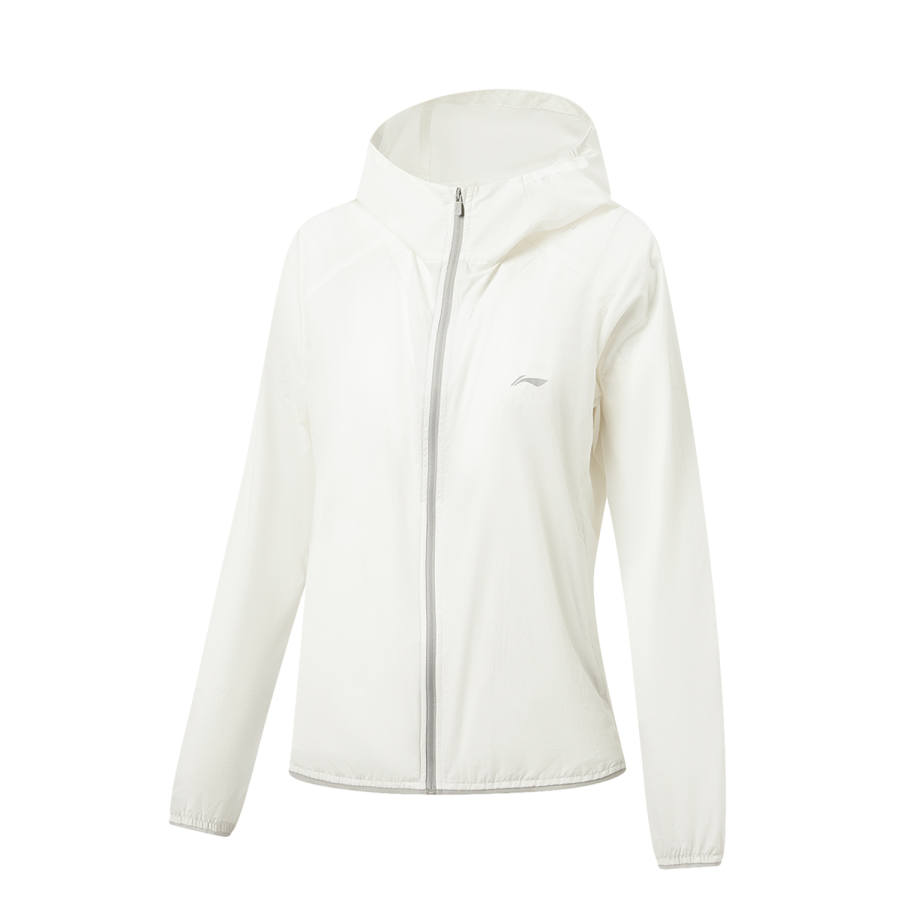 Li-Ning Li Ning Sports Commute Collection Windproof Sports Trench Coat Women's Ivory